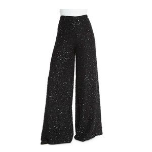 NWT💕Alice and Olivia high waist sequin pants
